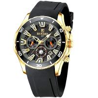 Relógio Pulso Design Luminoso Conógrafo A Prova D´Agua - 1