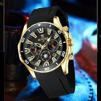 Relógio Pulso Design Luminoso Conógrafo A Prova D´Agua - 3