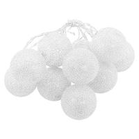 Cordão Fio De Luz Luminária De Bolinhas Led 10 Bolas 1,80m à Pilha - 1