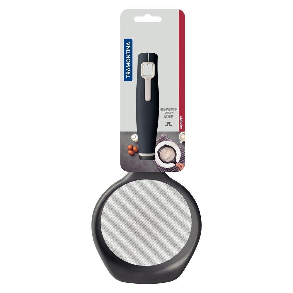 Peneira Tramontina Verano Com Cabo De Polipropileno ônix 13 Cm Tramontina - 3