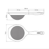Peneira Tramontina Verano Com Cabo De Polipropileno ônix 13 Cm Tramontina - 2