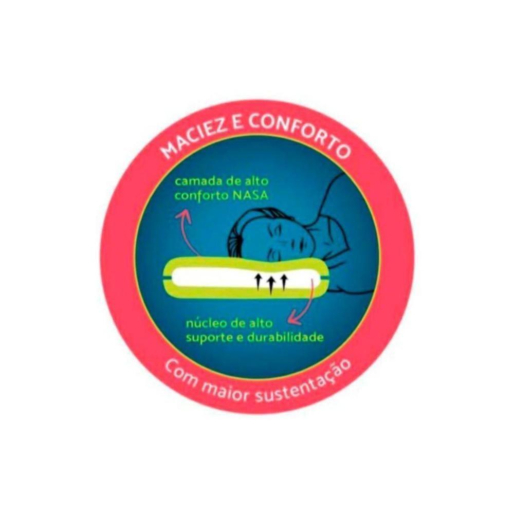 Travesseiro Viscoelástico 3D DaNasa DT3240 p/Fronha 50x70 (45x65) - Duoflex - 5