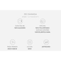 Travesseiro Viscoelástico 3D DaNasa DT3240 p/Fronha 50x70 (45x65) - Duoflex