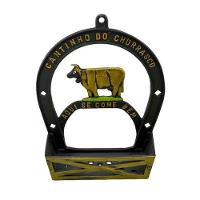 Suporte Porta Tempero e Condimentos Alumínio Fundido Vaca - 1