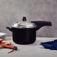 Panela De Pressão Effect Alumínio Revestimento Antiaderente 20 Cm 4,5 L Preto - Tramontina 20591420 - 2