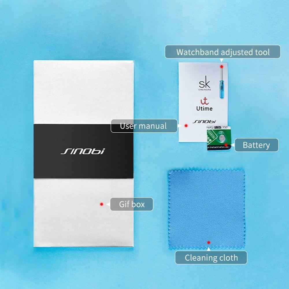 Relógio Masculino Aço Inoxidável Cronógrafo A Prova D'água - 2