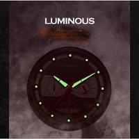 Relógio Masculino Aço Inoxidável Cronógrafo A Prova D'água - 10