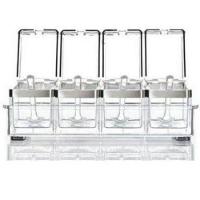 Porta Temperos Condimentos Acrílico Potes Organizadores Diet Para Cozinha - 2