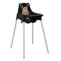 Cadeira Para Refeição Infantil Tramontina Teddy Preto - 1