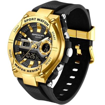 Relógio Sanda Esportivo Masculino Led Digital A Prova D'água