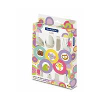 Jogo De Talheres Infantil Tramontina Acabamento Brilho Com Desenho Em Alto Relevo 4 Peças Aço Inox - 4