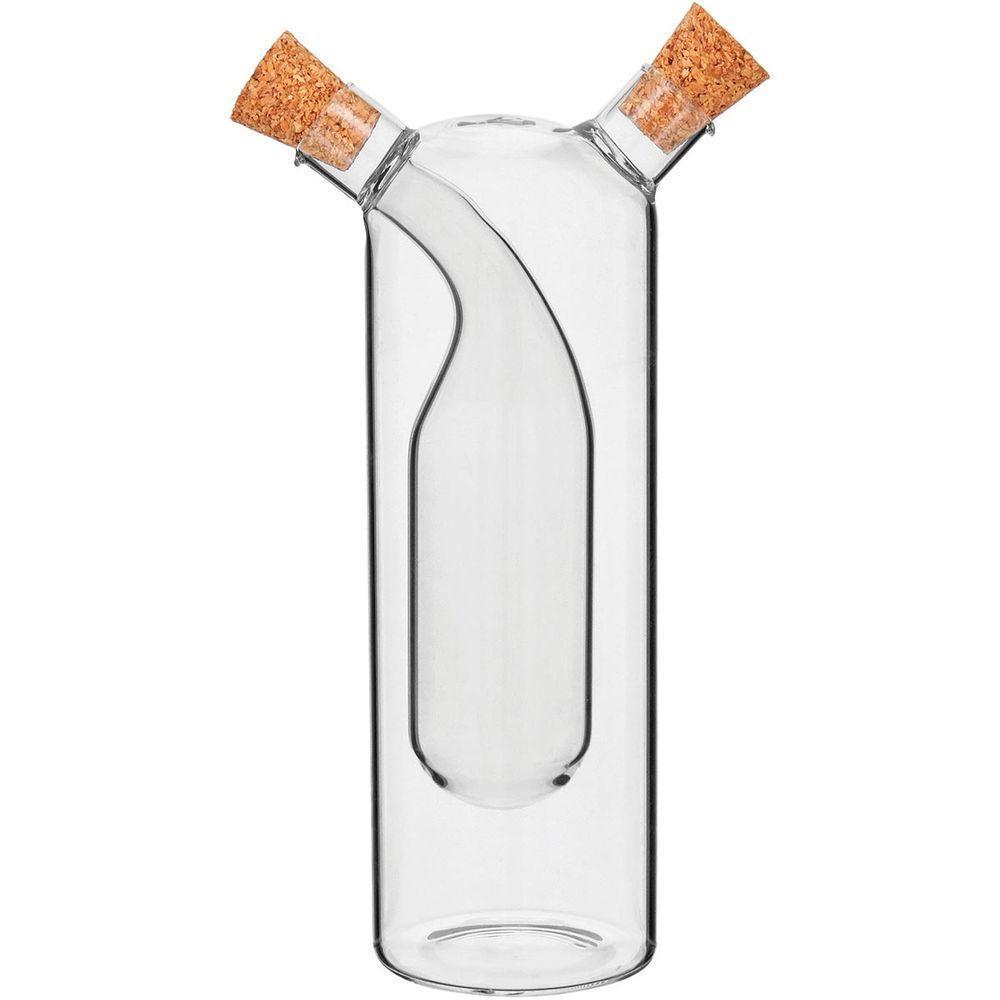 Sauce Galheteiro Azeite / Vinagre 17X10X6Cm 300/75Ml Borosilicato Transp 2 Em 1 - 1
