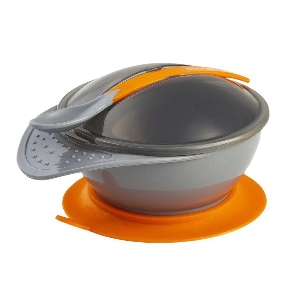 Prato Infantil Com Ventosa E Colher 330Ml - Clingo - 1