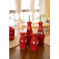 Pimenteiro Em Porcelana Assar E Servir 5,5x13cm Germer Vermelho - 2