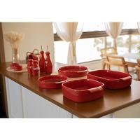 Pimenteiro Em Porcelana Assar E Servir 5,5x13cm Germer Vermelho - 3