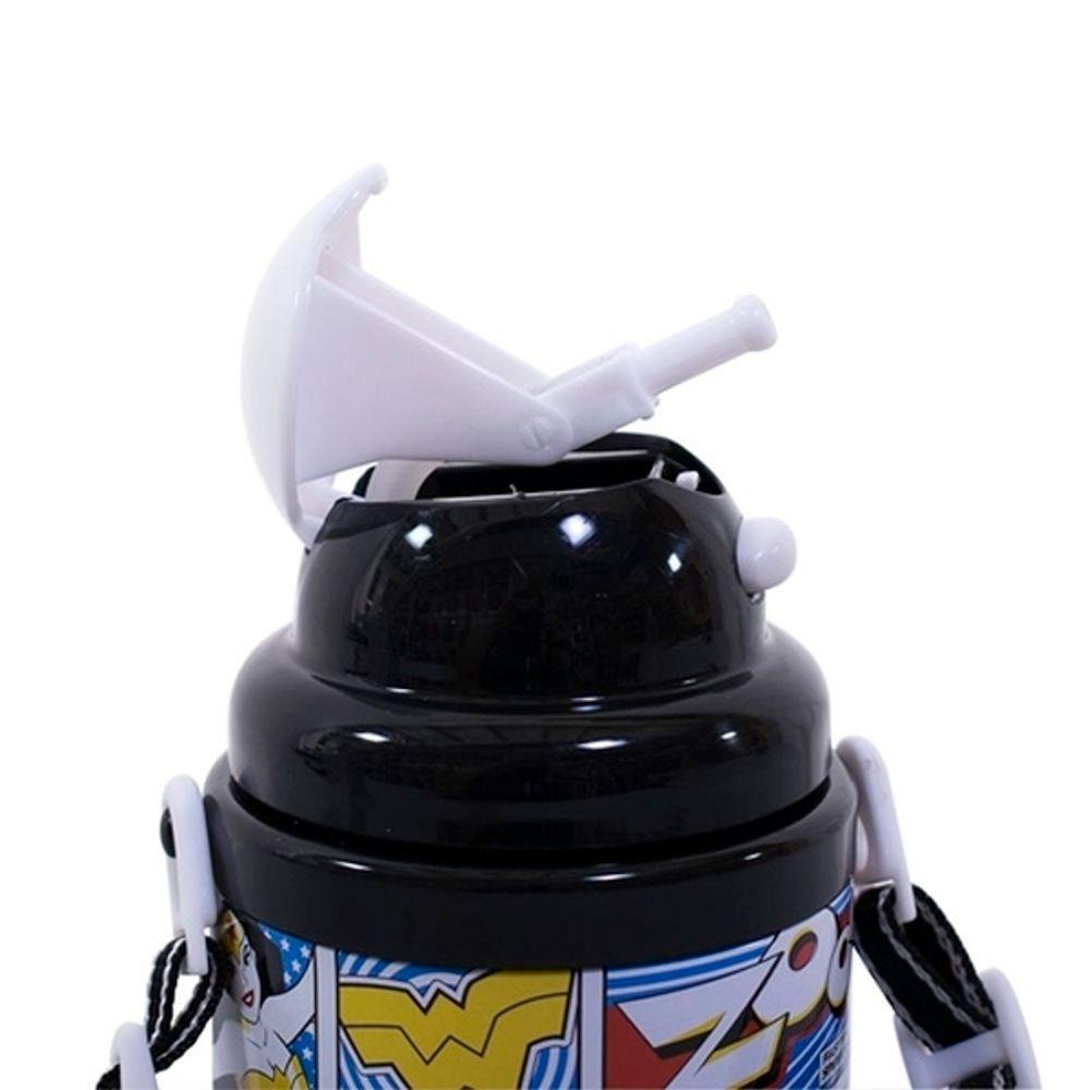 Garrafa Com Canudo Gibi Liga Da Justiça 380Ml - Tasco Inport - 2