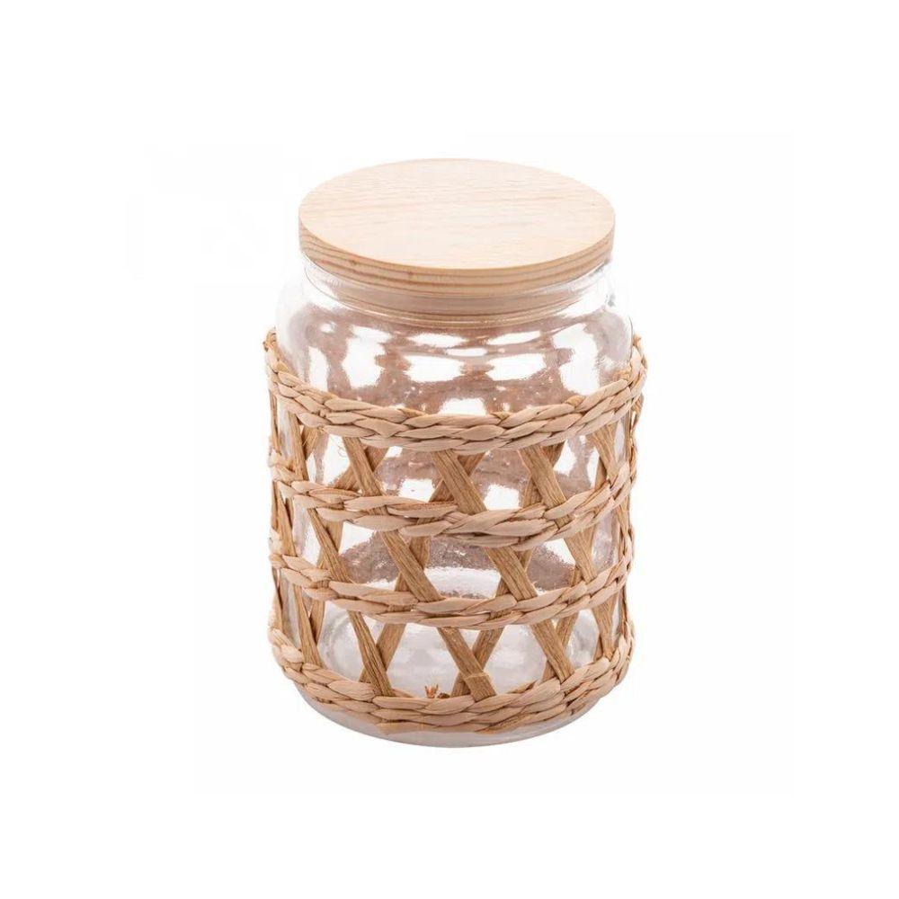 Porta Mantimentos Redondo Em Vidro Com Sisal Wolff 750ml - 7