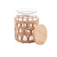 Porta Mantimentos Redondo Em Vidro Com Sisal Wolff 750ml - 6