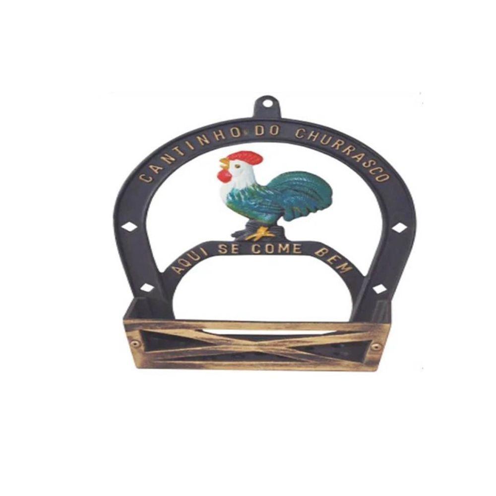 Suporte Porta Tempero E Condimentos Alumínio Fundido Galo - 1