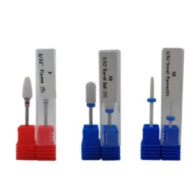 Brocas De Cerâmica Kit C/ 3Un Unhas Manicure