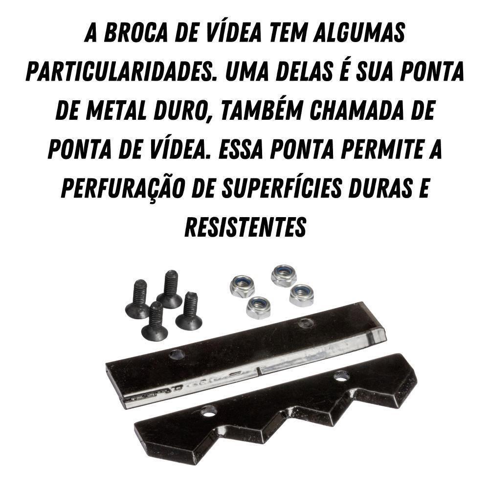 Broca de Espiral 80x20cm Reforço Em Widea Encaixe 20mm - 8