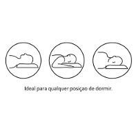 Travesseiro Látex Sleep Flocos  p/Fronha 50x70 (65x45x15) - Castor - 3