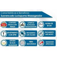 Travesseiro Suavencosto Triangular Confort Luck Anatômico (45X65X30) - Luckspuma - 2