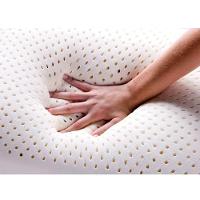 Travesseiro Látex Natural Alto LN1101 Lavável c/ Capa de Algodão 200 fios p/Fronha (50x70) - Duoflex