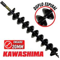 Broca Com Ponta Resistente Kawashima Em Ferro 800mm X 100mm - 1