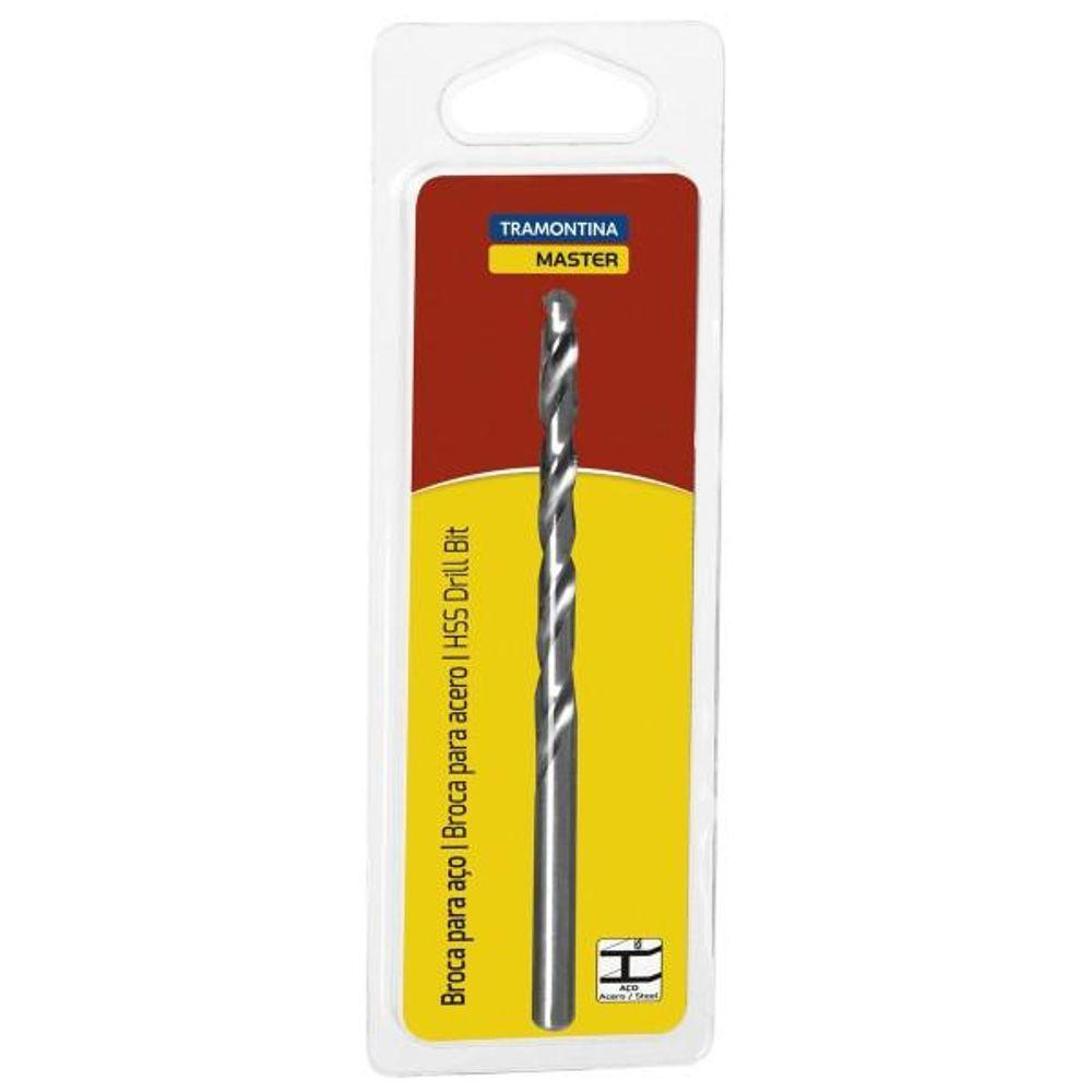 Broca Para Aço 7/8" Tramontina Em Aço Rápido Hss Com Corpo Polido E Envernizado - 1