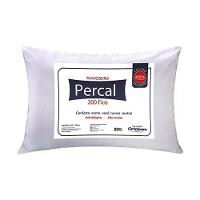 Travesseiro Fibras Siliconadas Plus Percal 200 Fios p/Fronha (70x50x15) - Ortobom - 1