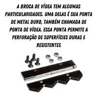 Broca De Espiral Simples Com Ponta De Videa Encaixe 20mm - 2