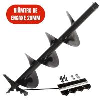Broca Para Perfuração De Solo Com Espiral Simples 80x20 - 1