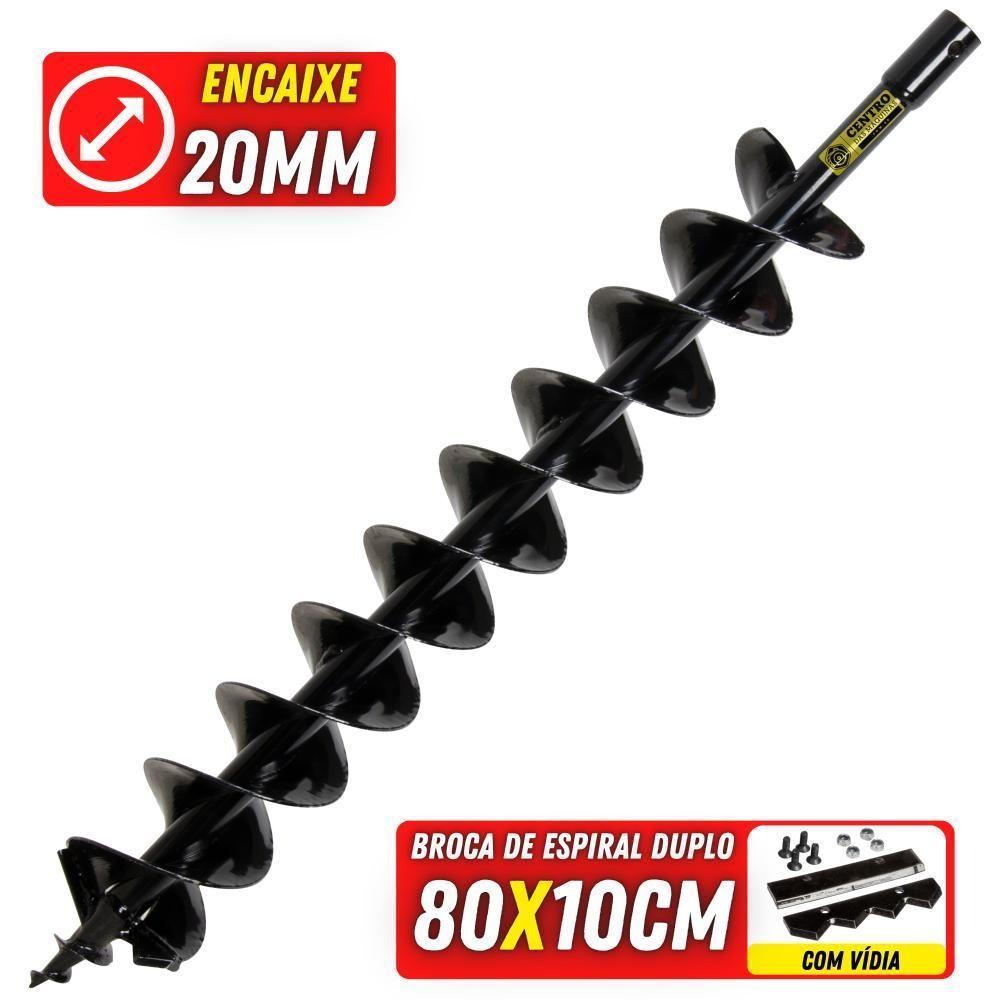 Broca De Ferro Kawashima Espiral Duplo Com Vídia 80x10cm - 1