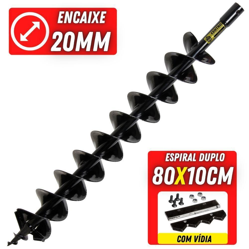 Broca Com Lâmina De Vídia Kawashima Diâmetro 10cm E Altura 80cm - 1