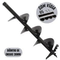 Broca Kawashima De Encaixe 20mm Helicoidal Com Pontas - 1