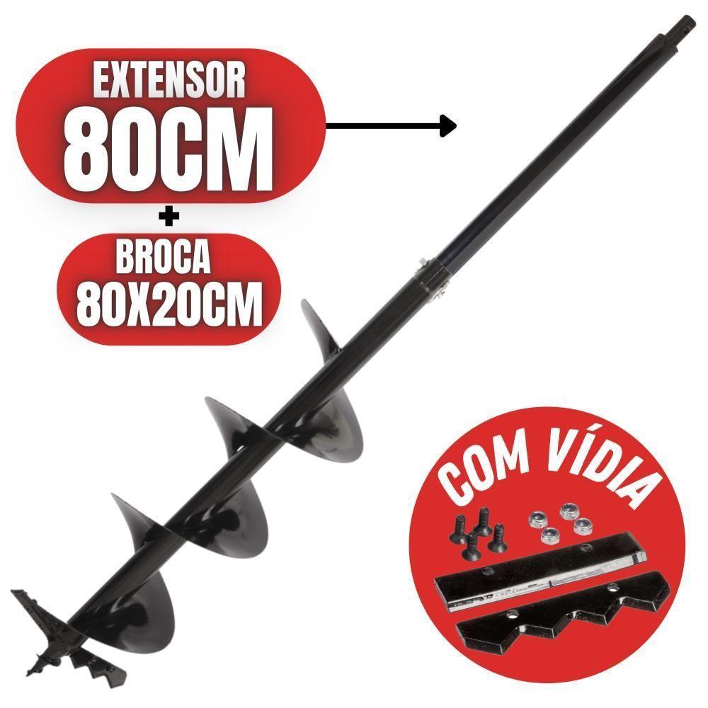 Broca De Espiral Simples Kawashima 80x20cm Reforço Em Widea - 1