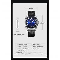 Relógio Masculino Poshi 931 à Prova D'água Azul - 2