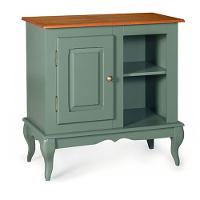 Balcão Para Banheiro 2 Portas Com Nichos Dália M53051 Cor Laca - Verde Musgo - 1