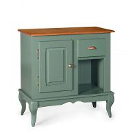 Balcão Para Banheiro 1 Porta, 1 Gaveta E Nicho Dália M53064 Cor Laca - Verde Musgo - 1