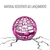 Bola Spinner Voadora Led Divertido Boomerang Drone Rosa - 7
