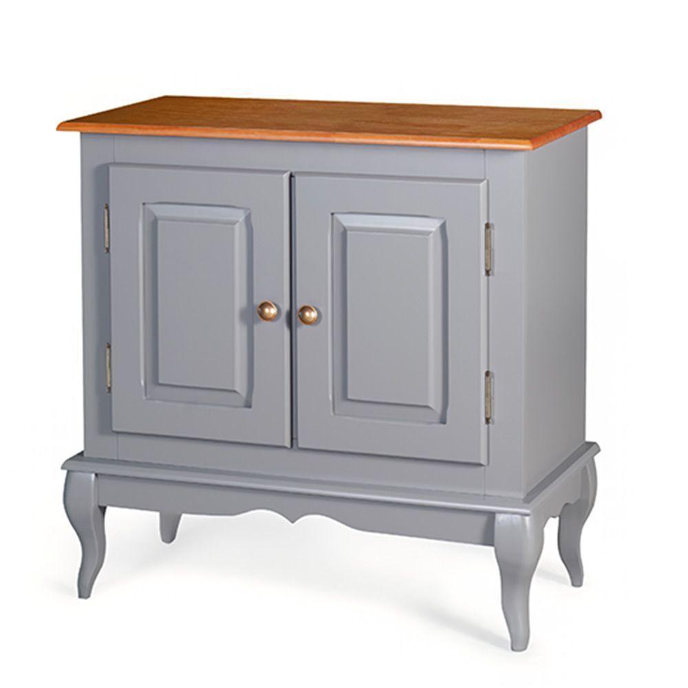 Balcão Para Banheiro 2 Portas Dália M53050 Cor Laca - Cinza - 1