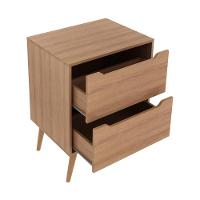 Gabinete Banheiro 60cm 2 Gavetas Retrô Multimóveis Cr10119 Amêndoa Amêndoa