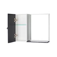 Armário de Banheiro com Espelho Preto e Branco - 6