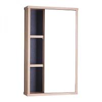 Armário para Banheiro com Espelho Milano Carvalho e Grafite - 2