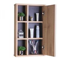 Armário para Banheiro com Espelho Milano Carvalho e Grafite