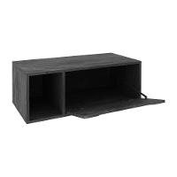 Gabinete Banheiro 80cm Com 1 Porta E Nicho Multimóveis Cr10122 Mármore Lunar Mármore Lunar - 2