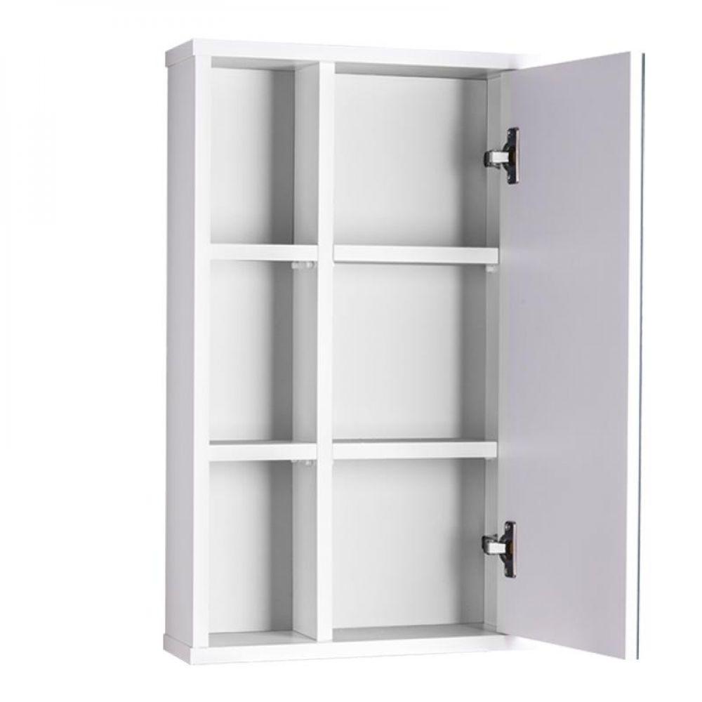 Armário para Banheiro com Espelho Milano Branco - 1