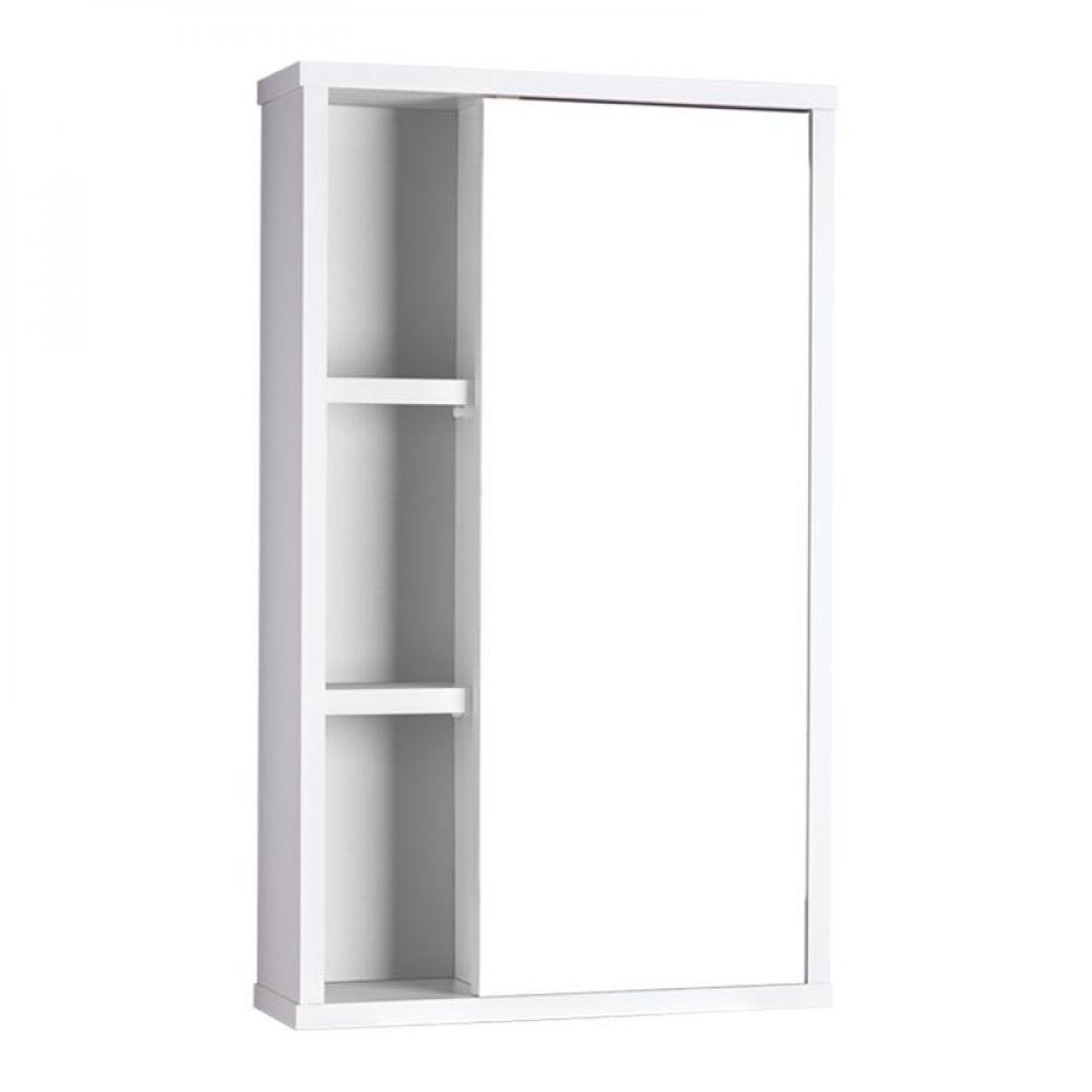 Armário para Banheiro com Espelho Milano Branco - 2