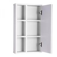 Armário para Banheiro com Espelho Milano Branco - 1